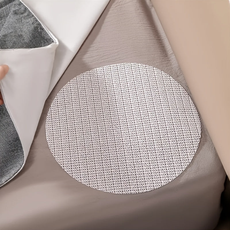 Set of 4 Non-Slip PVC Mesh Bed Sheet Grippers for Bedding and Sofa Cushions