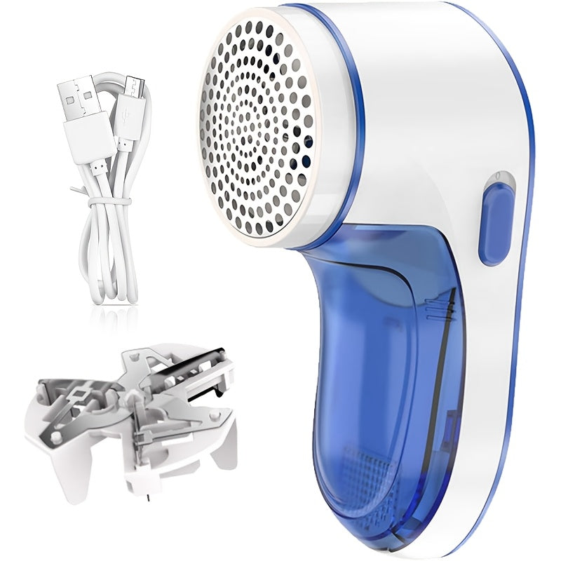 Qayta to'ldiriladigan sviter shaver, tolalar, pillalar va bobblarni tozalash uchun lint olib tashlovchi