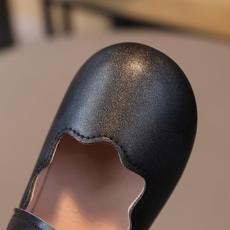 Infant Baby Shoes Soft Bottom Mary Jane Style with Glitter Stars Spring All-Season