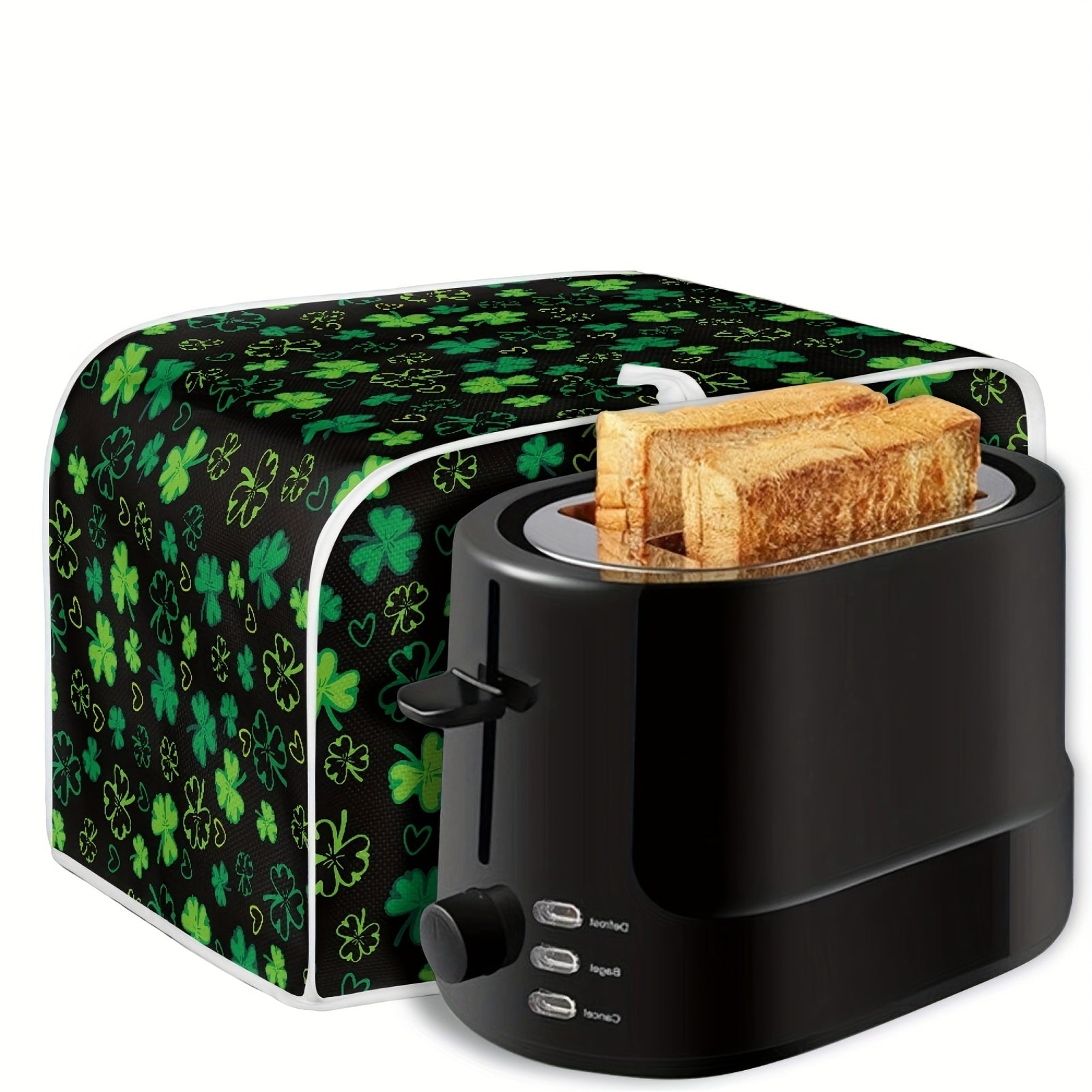 Polyester Toaster Cover for 2-Slice Protects Against Dust and Fingerprints Festive Holiday Print Easy to Clean Fits Most Toasters Eco-Friendly Kitchen Decor
