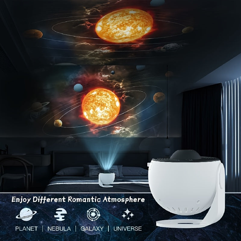 Galaxy Projector for Adults, 4K Interchangeable Discs, Night Light