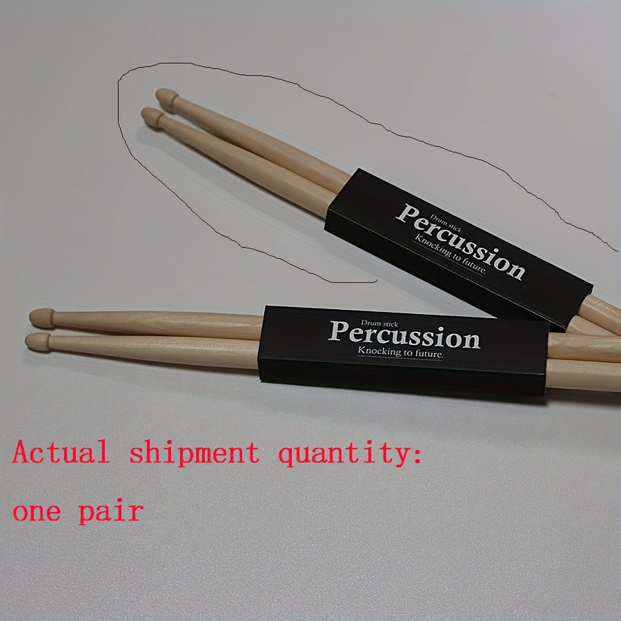 Maple Drumsticks Set 5A 7A 5B Unfinished Natural Wood for Drummers