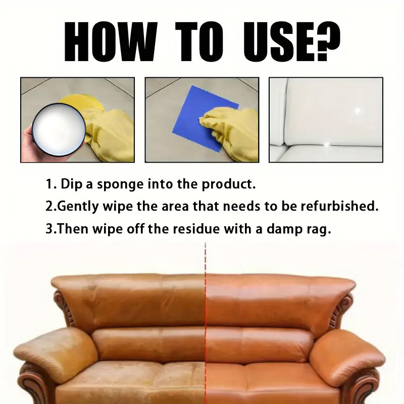 Restauradores de interiores de coche de cuero y zapatos, crema para aclarar plásticos y cuero