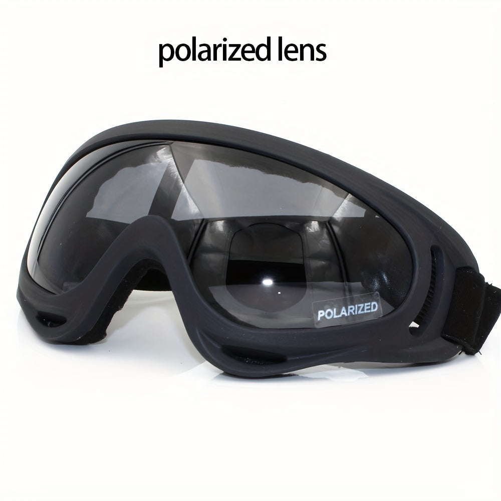 Anti-Fog Windproof Goggles for Motorcycling Cycling Outdoor Large Lens Splash Fog Protection