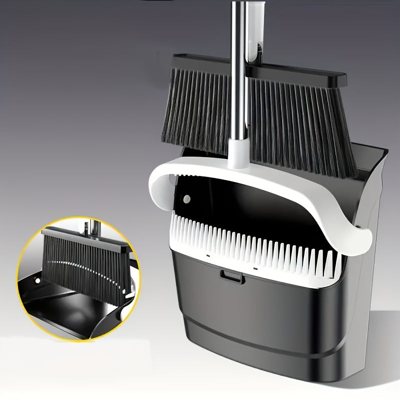 Cleaning Supplies Broom and Dustpan Set for Home and Office, Durable and Creative Design