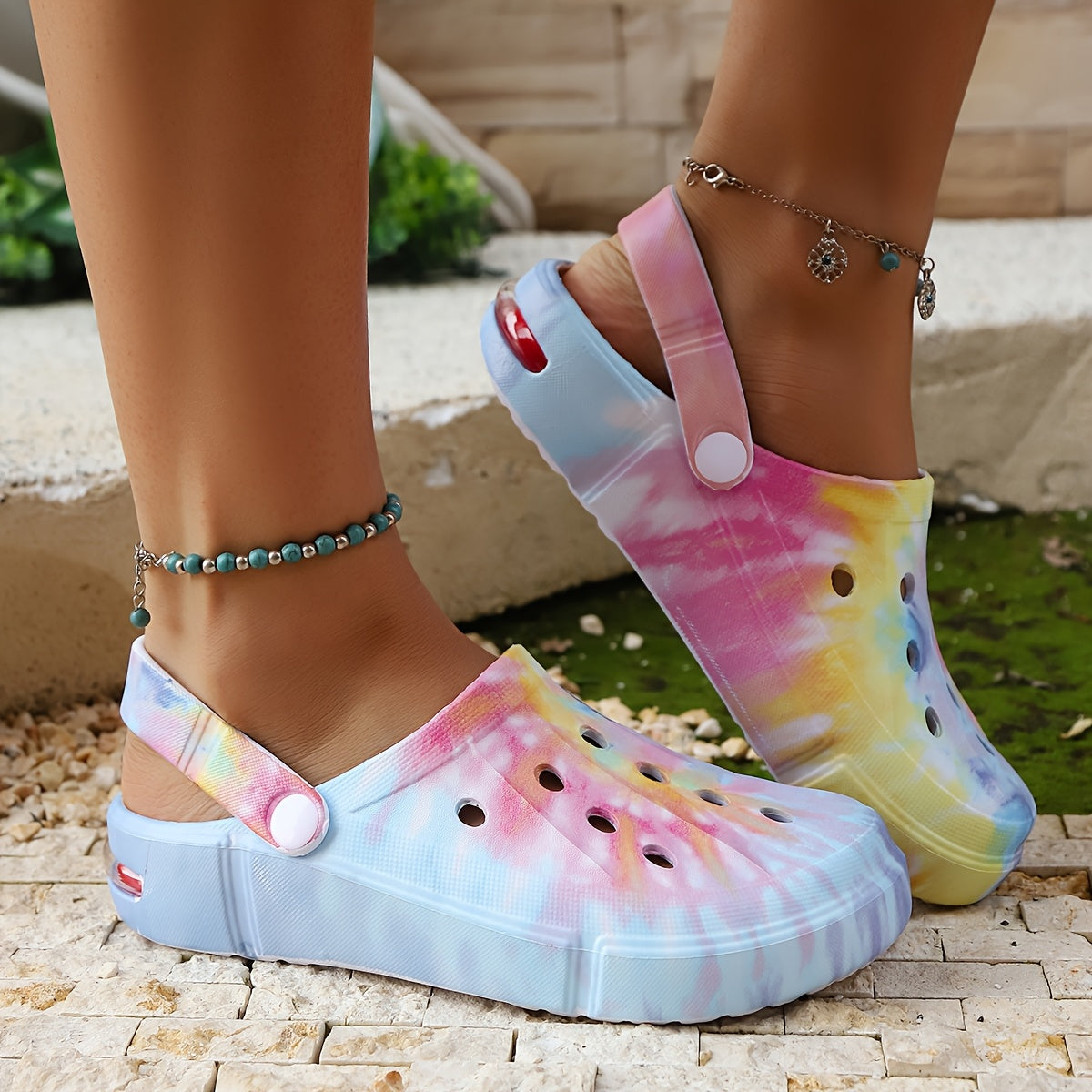 Women’s Summer Sandals Lightweight EVA Slip-On Beach Shoes for Outdoor Activities