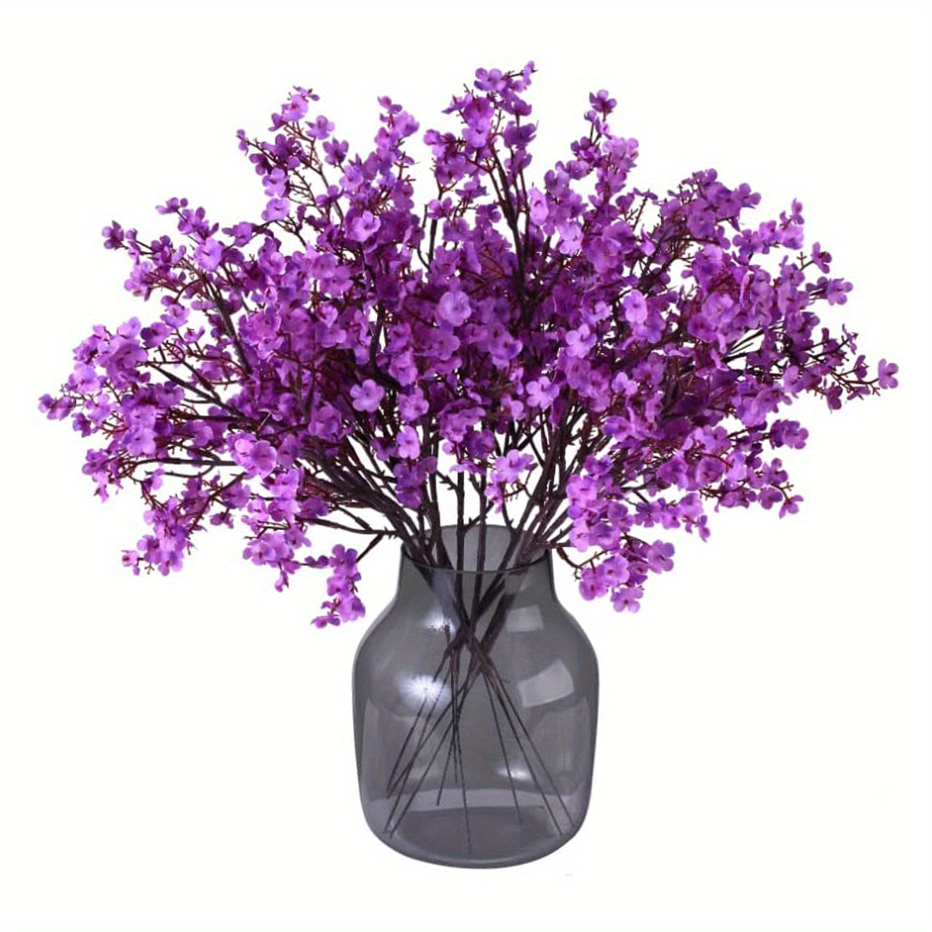 Artificial Green Flowers Set of 3 Realistic Imitation Single Stem for Home Wedding Decor