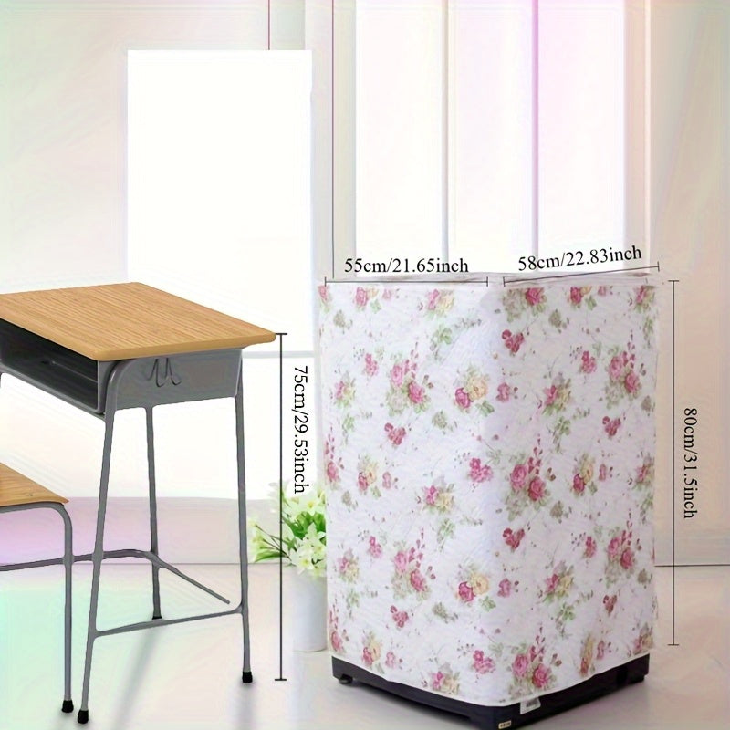 Zamonaviy gullli geometrik yuvish mashinasi qoplami, old qism uchun bardoshli chang himoyasi