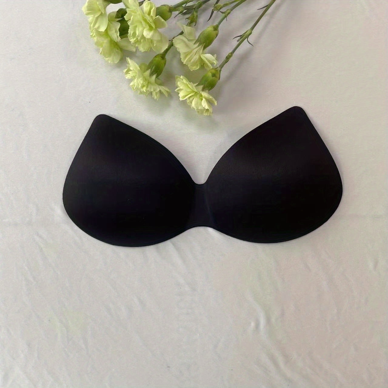 Almohadillas de inserción de sujetador de poliéster transpirable para mujer, soporte y elevación