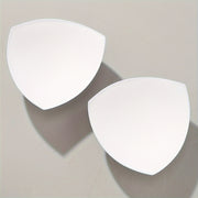 6 Pack Seamless Triangle Bra Inserts Soft Polyester Sponge Pads for Yoga Sports Bras