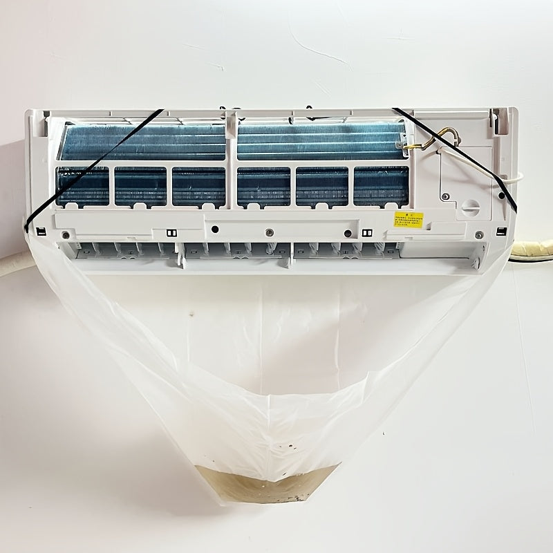 Universal Fit Air Conditioner Cleaning Cover PVC Water Bag No Electricity