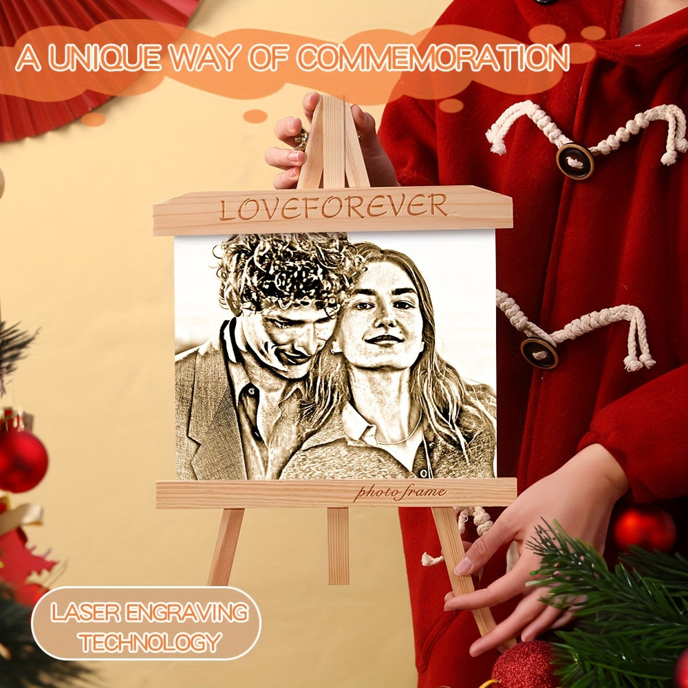 Персонализированная деревянная рождественская елочная игрушка - уникальный ручной росписью домашний декор, идеальный подарок для друзей и семьи, прекрасно подходит для памятных знаков о домашних животных и свадебных сувениров.