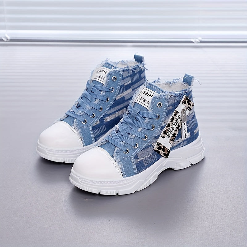 Women's Thick-Soled Casual Sneakers Wide Fit Outdoor Shoes