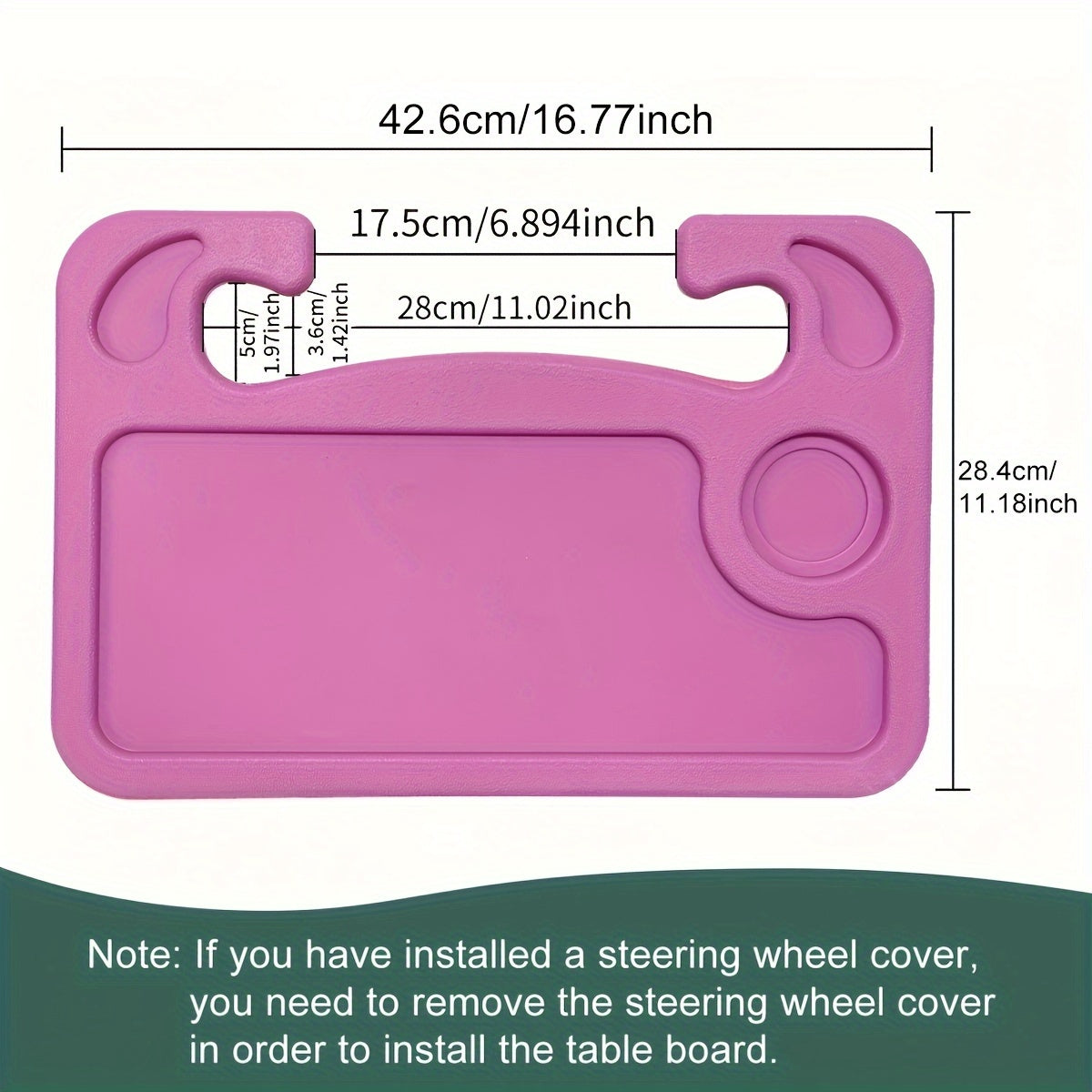 Universal avtomobil boshqaruv g'ildiragi uchun stul va stol, bardoshli ABS rezin