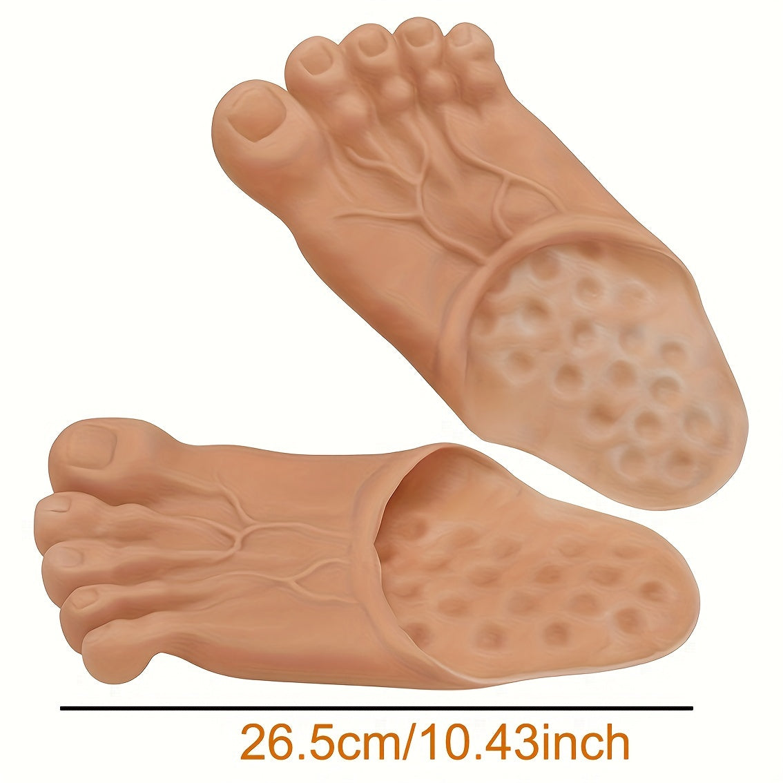 Adult Unisex PVC Big Foot Costume Shoes Funny Feet Slippers