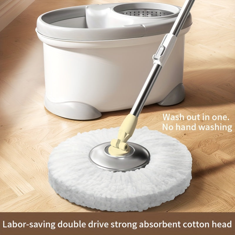 Ikki tomonlama aylanuvchi delfin mop qutisi to'plami, qo'ldan ozod va quritish funksiyalari bilan