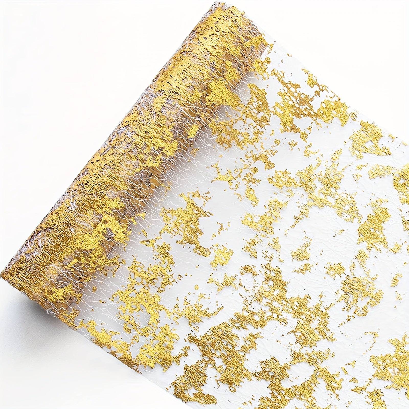 Camino de mesa dorado para bodas y fiestas, 72 pulgadas, decoración elegante