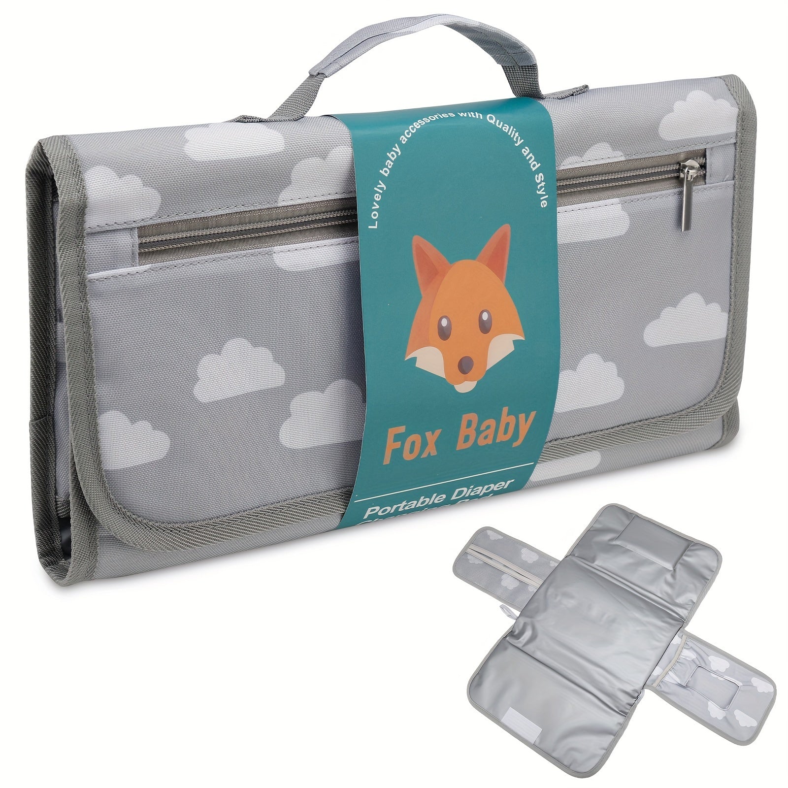 Waterproof Baby Changing Pad and Portable Diaper Bag for Outdoor Use
