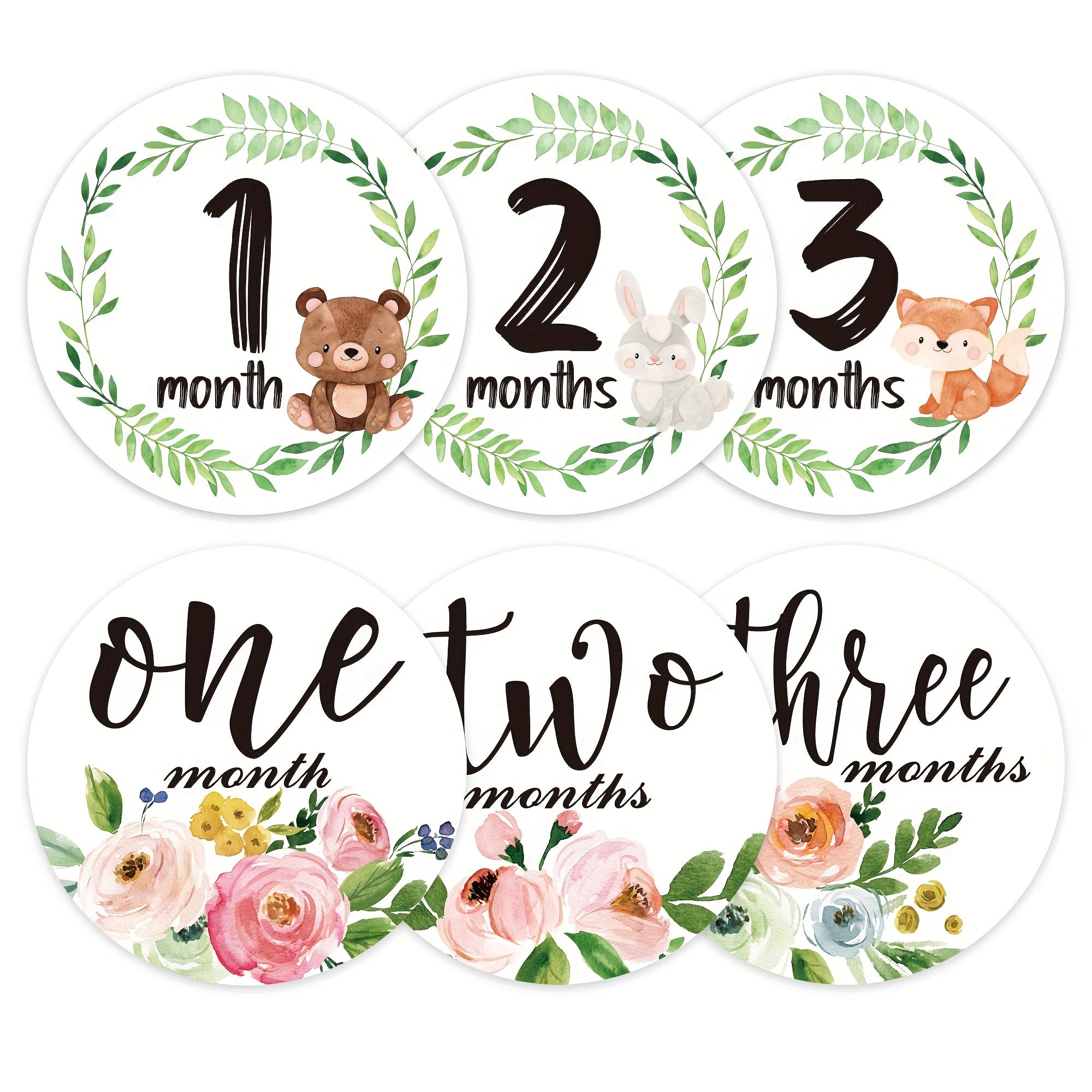 12 ta Milestone Stiker to'plami Rivojlanish jarayonini fotosuratlarda qayd etish uchun