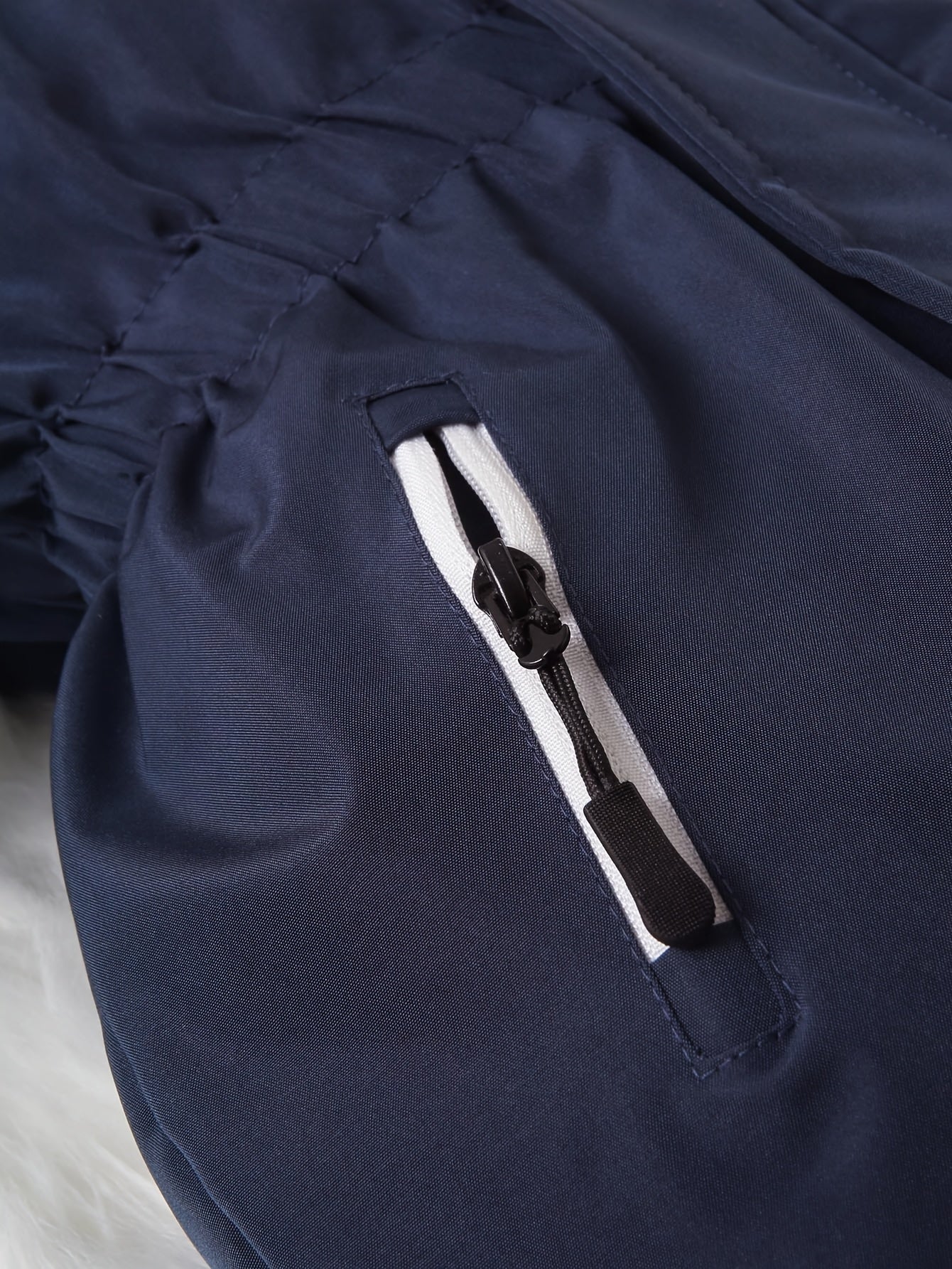 Baby Winter Snowsuit for Ages 1-5 with Faux Fur Hood and Zipper Closure