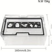 Roborock S7 robot tozalagichi uchun almashtirish chang qutisi va filtr, batareya kerak emas.