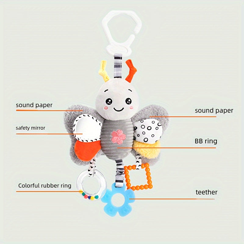 Cute Animal Plush Toy for Babies Nursery Car Seat Stroller Soft Stuffed Animal Gift