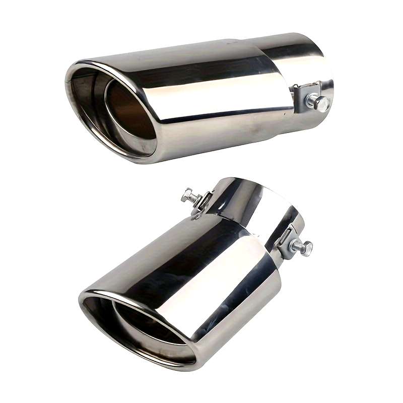 Stainless Steel Car Exhaust Pipe Straight Bent Tail Muffler Car Accessories