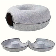 Lightweight Scratch-Resistant Cat Tunnel Bed for All Seasons