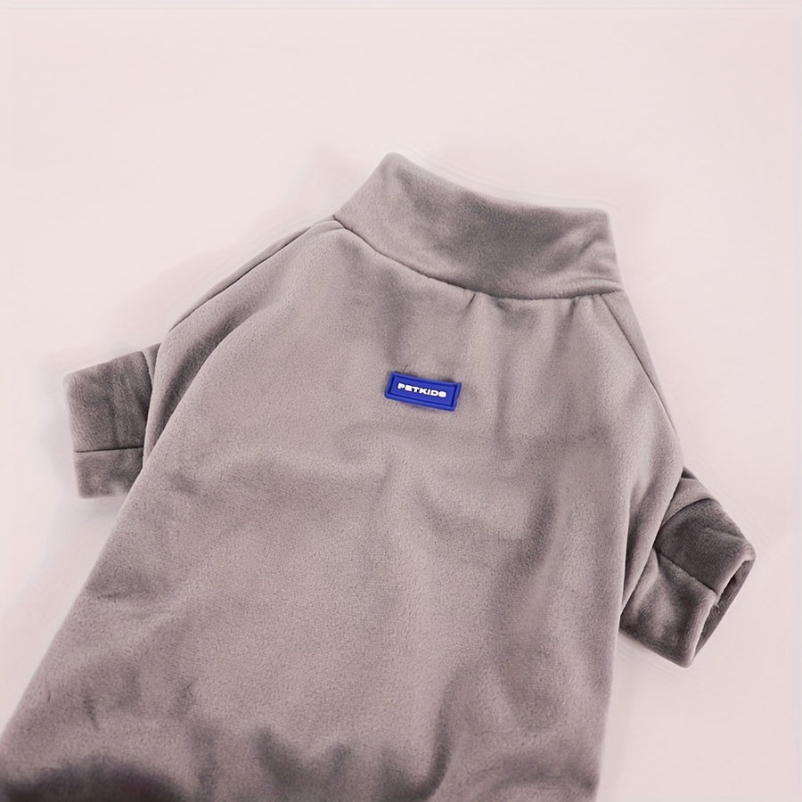 Super Soft Small Dog Jumpsuit All-Season Pullover Polyester Knit