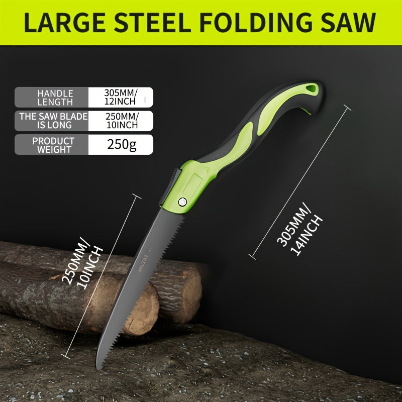 Metal Pruning Saw for Woodworking and Tree Cutting with SK9 Alloy Steel Blade Folding Design Bare Tool