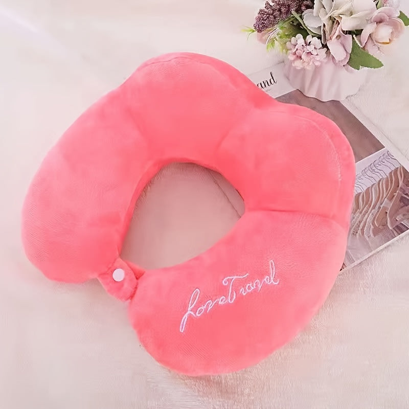 Voyaga yetganlar uchun U-shaklidagi bo’yin yostiqchasi qisqa uyqu va sayohat uchun qulaylik