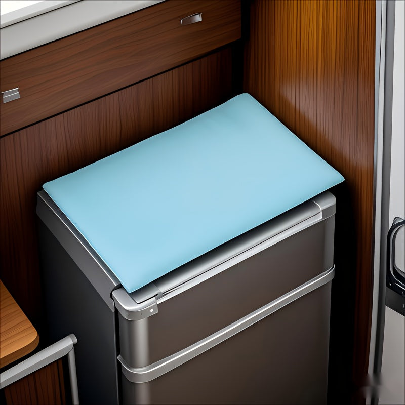 4-Pack Non-Slip Refrigerator Drawer Mats Washable Plastic Anti-Slip Shelves