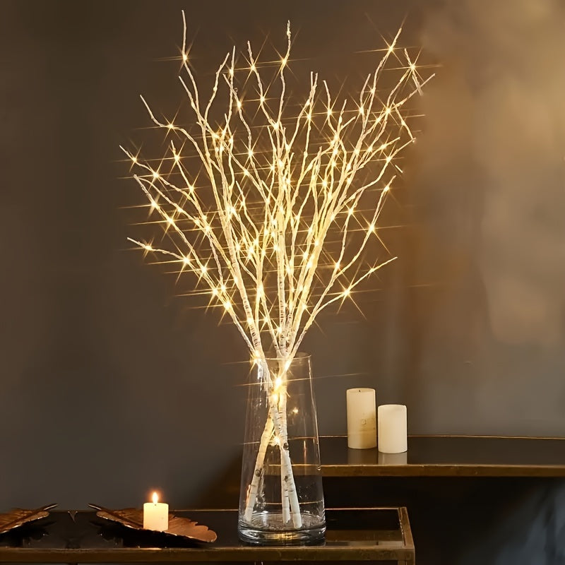 Luminous Birch Branch Decorative String Lights Indoor Wedding Party Home Decoration Battery Powered