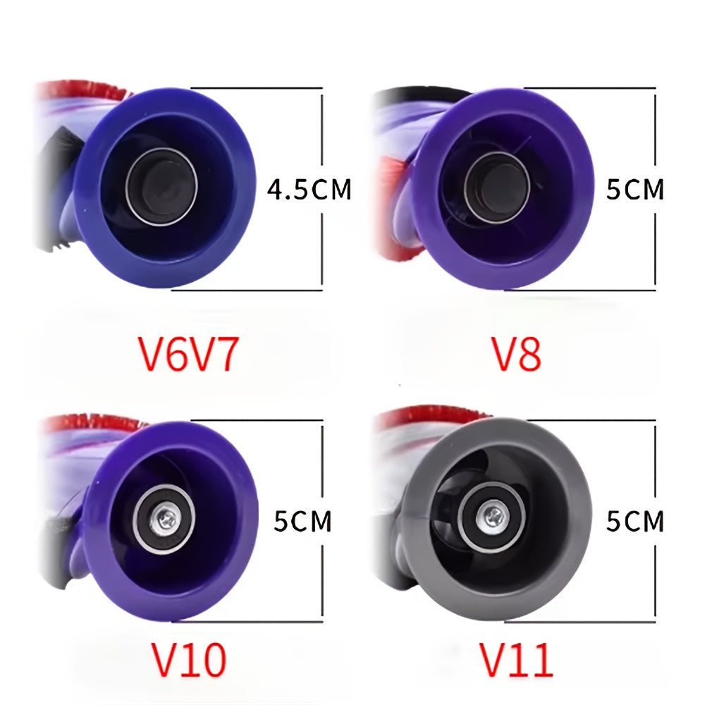 V6/V7/V8/V10/V11 tayoqli changyutgich uchun ABS materialidan yasalgan elektr pol cho'tkasi valgi, qiyin erishiladigan joylar uchun to'g'ridan-to'g'ri haydash va changyutgich pol ulanishi bilan.