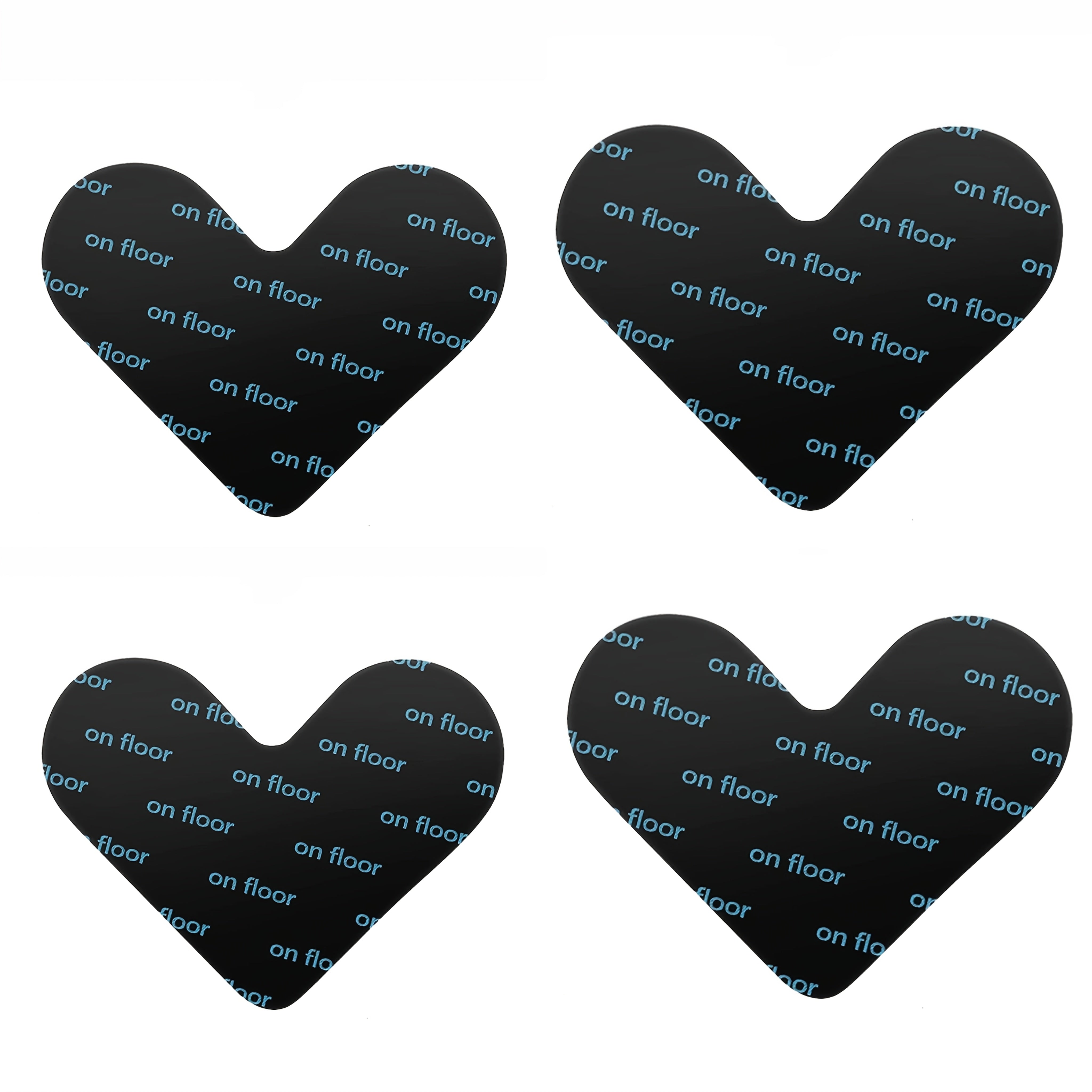 Anti-Slip Carpet Sticker Mat Washable Traceless PU Black Non-Slip Rug Grip