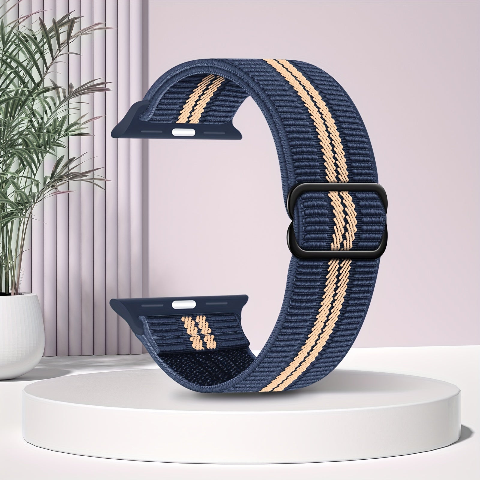 Nylon Woven Smartwatch Bands for Apple Watch Water-Resistant Adjustable Breathable Soft