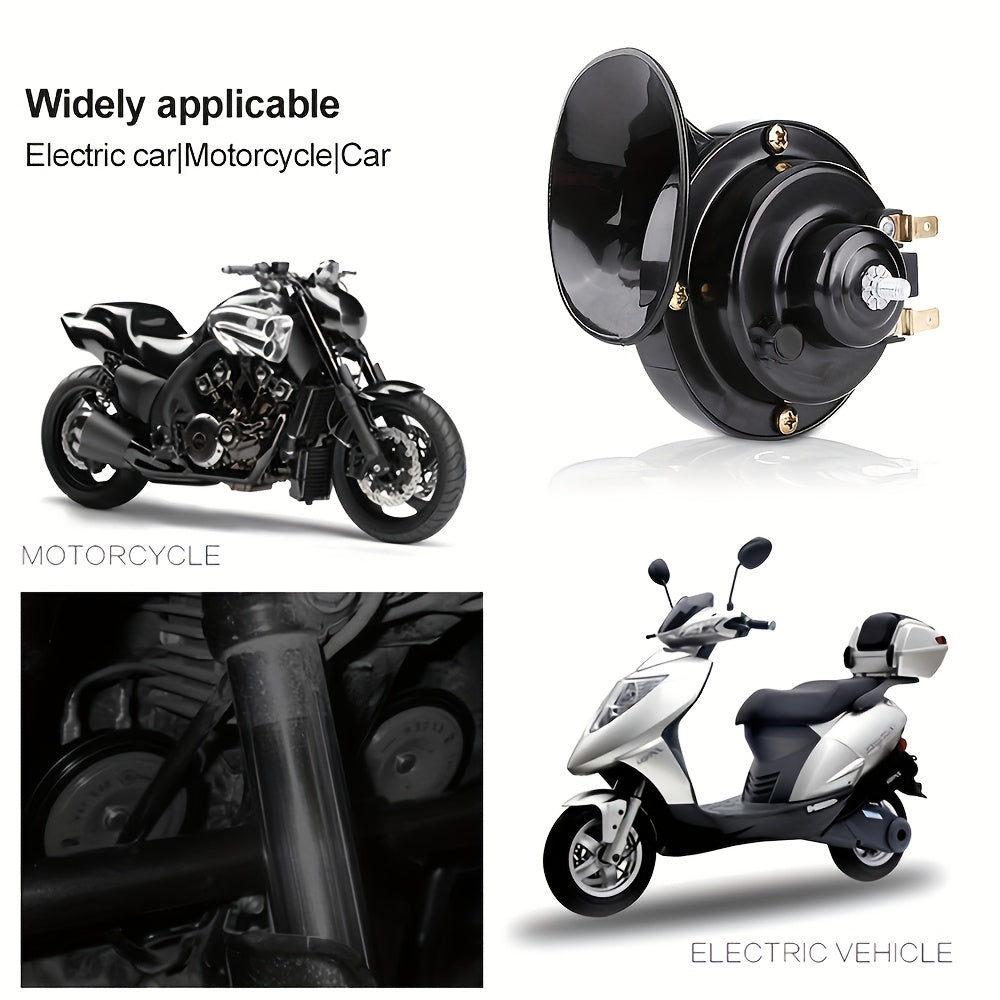 Car Horn 12V Electric Sound Signal for Cars and Motorcycles