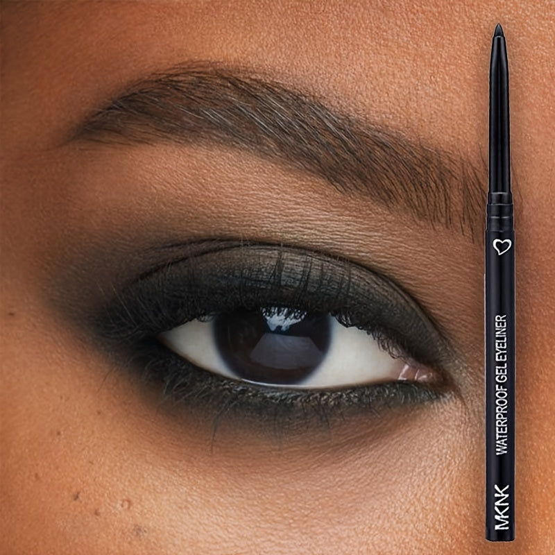 Women Black Matte Waterproof Gel Eyeliner Pencil Long Lasting