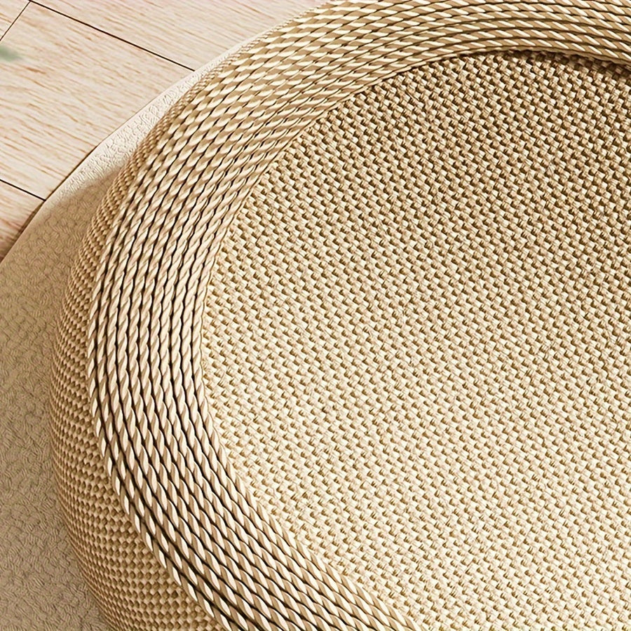 Прочный джутовый канат для кошек с царапиноустойчивым материалом и игривым шариком.