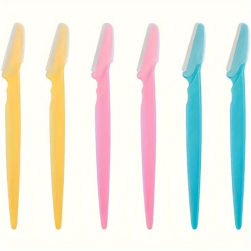 Unisex Eyebrow Razor Kit 3/5/6/12/24pcs Facial Hair Remover Trimmer