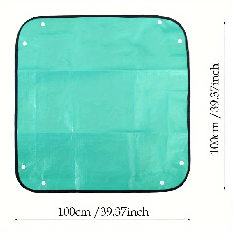 Waterproof Gardening Floor Mat Thickened Square Plastic Indoor Outdoor Surface Protection