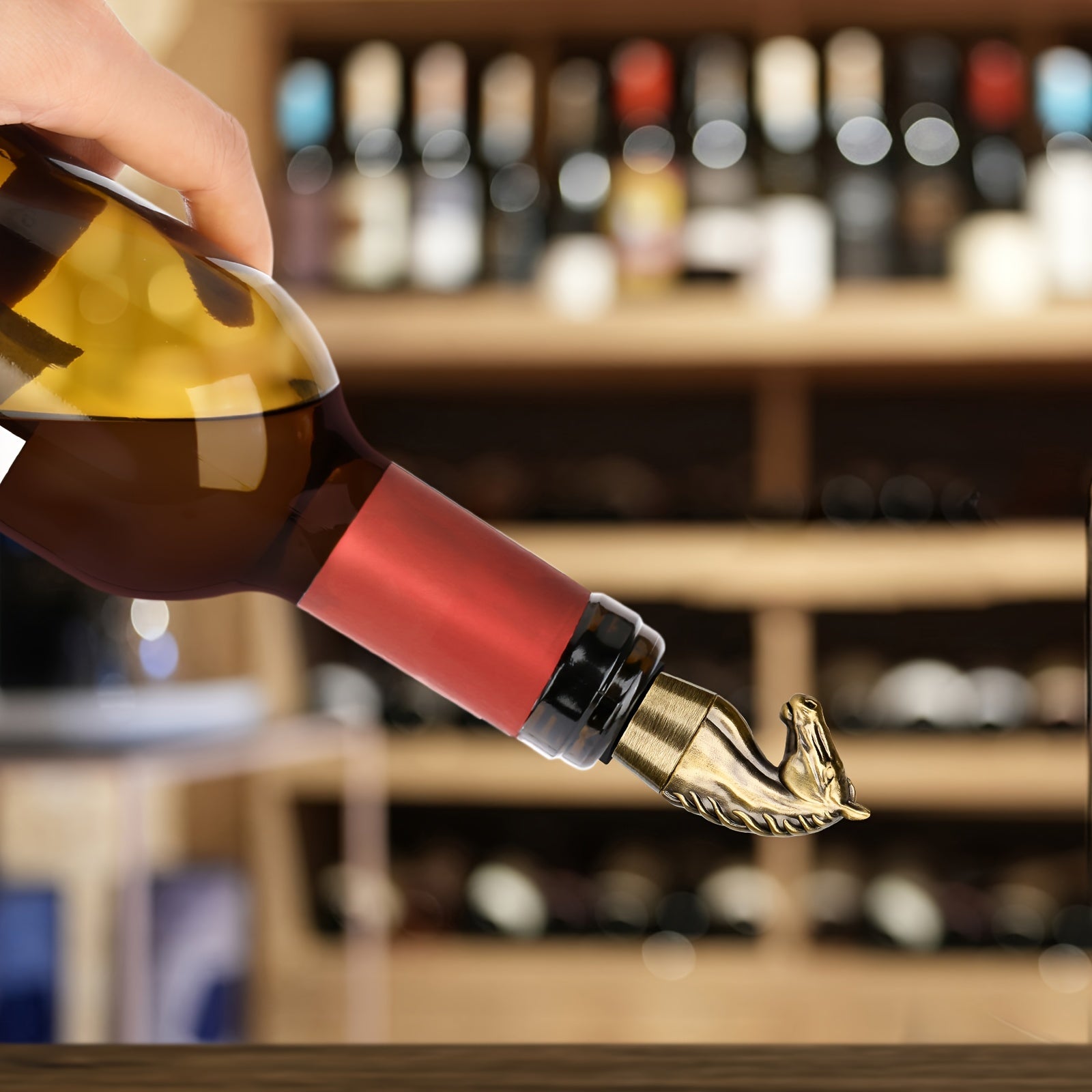 Animal-Shaped Wine Stopper for Red Wine Preservation Kitchen Storage Gift