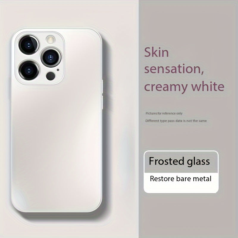 Frosted Glass Texture Phone Case for iPhone 11 12 13 14 15 Pro Max