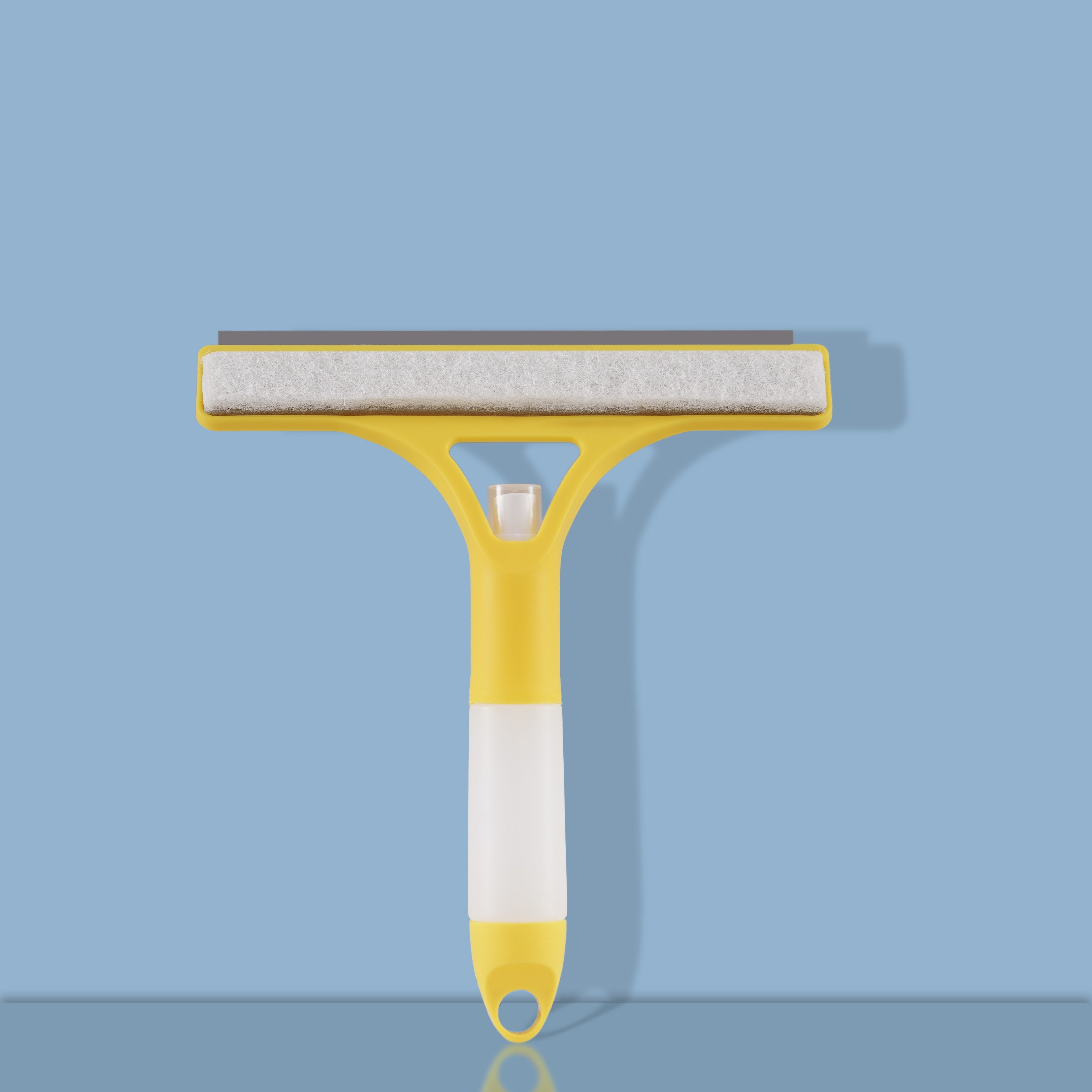 Multifunctional Glass Wiper with Scraper and Sprayer for Windows Mirrors and Tiles