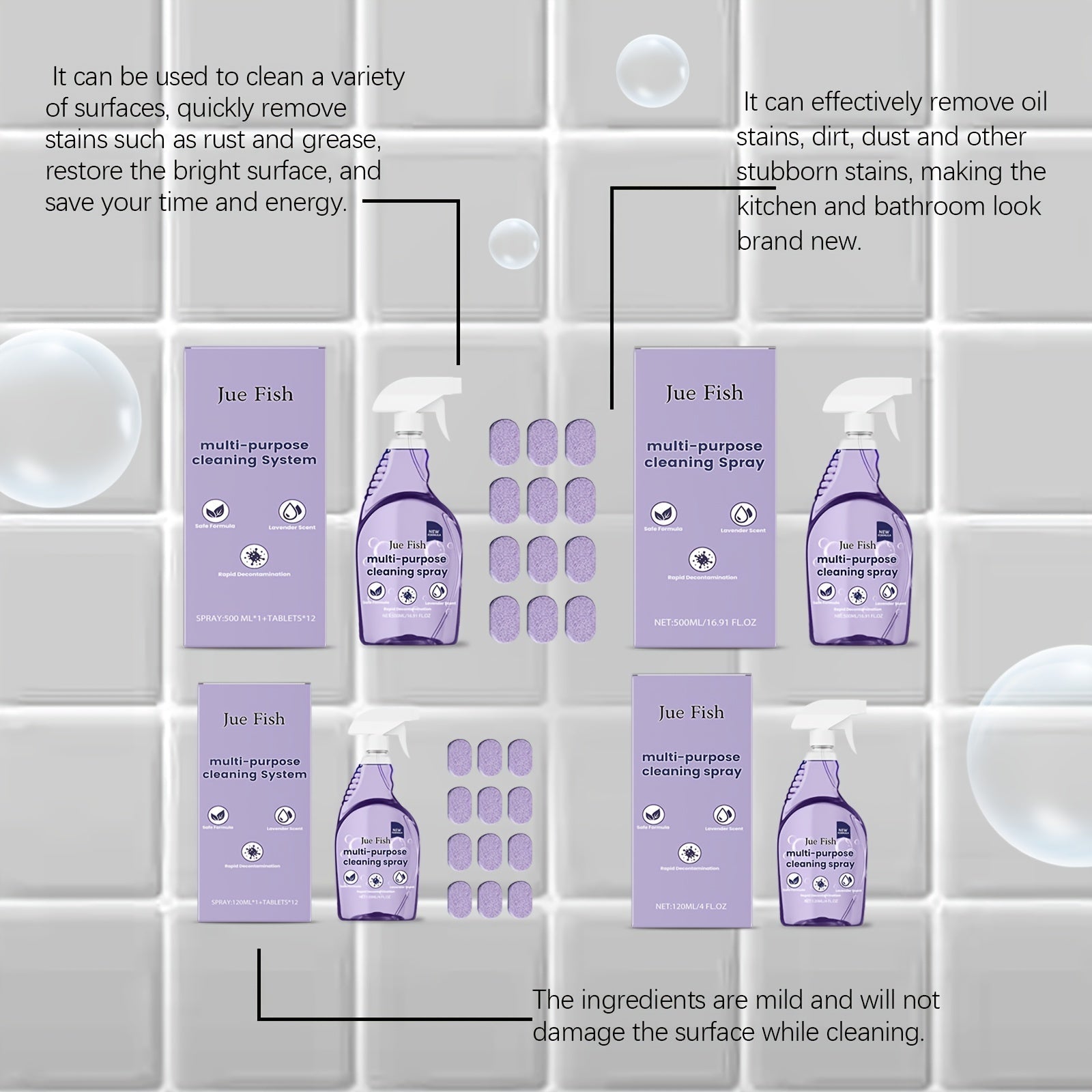 1L Concentrated Kitchen Cleaner Degreaser for Stovetops and Cookware