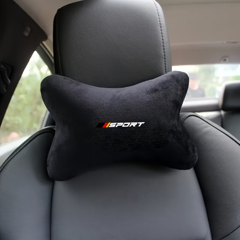 Car Seat Neck Guard Headrest Soft Breathable Plush Memory Foam | Universal Fit