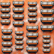 Men Stainless Steel Razor Blades Refills, 6-Layer, All Skin Types