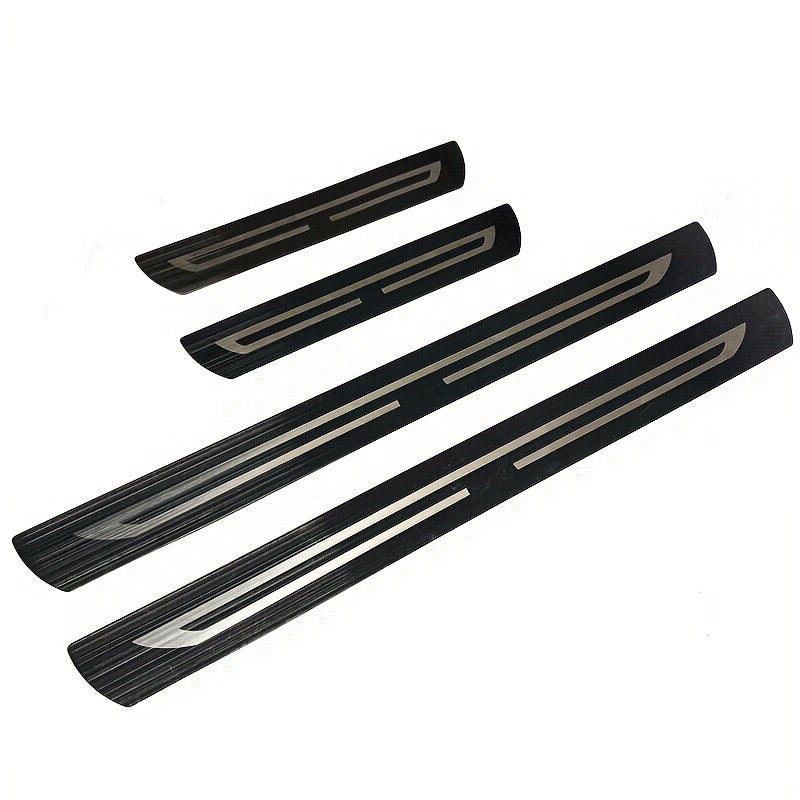 Universal Stainless Steel Interior Door Sills Protective Strips for Cars