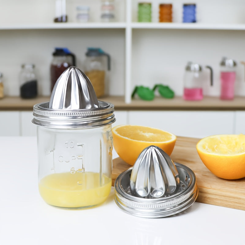 Stainless Steel Lemon Squeezer Juicer with Bowl Portable Easy to Use