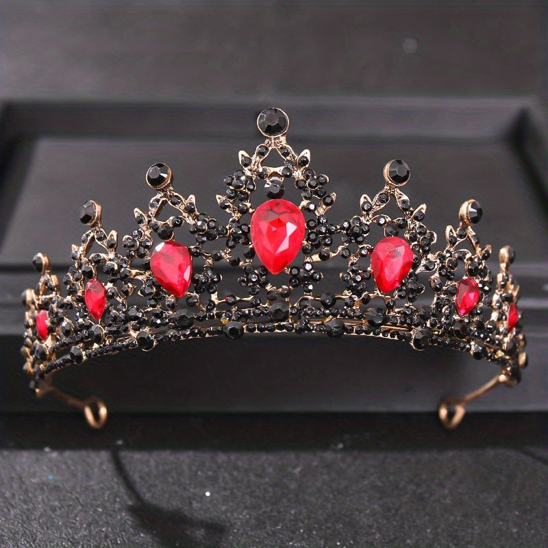 Princess Crown for Women and Girls, Queen Tiara, Elegant Silver Headpiece